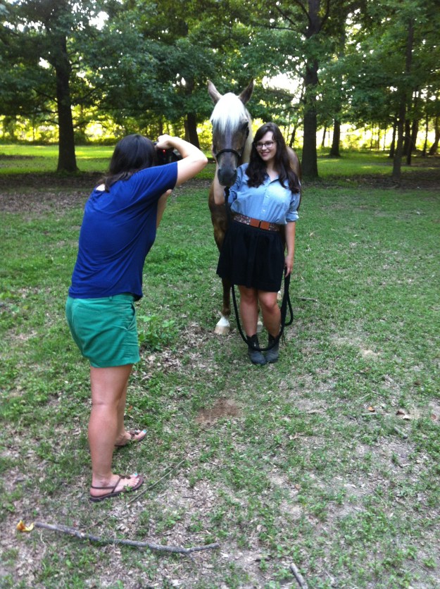 Katherine had her senior picture photo shoot today at Hillside.  
